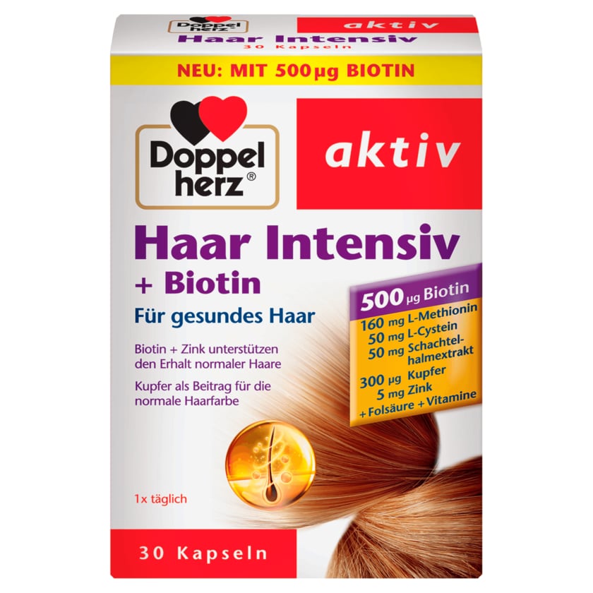 Doppelherz Haar Intensiv + Biotin 30 Kapseln